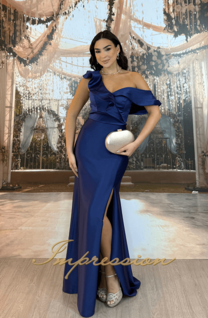 Vestido de Festa Longo Azul Marinho - Imagem 3