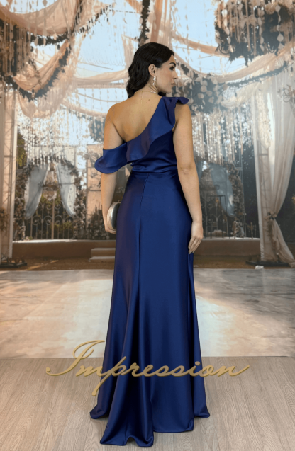 Vestido de Festa Longo Azul Marinho - Imagem 2