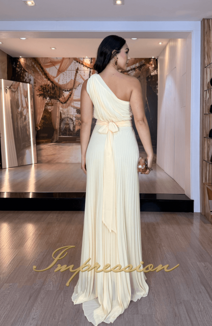 Vestido de Festa Longo Amarelo - Imagem 2