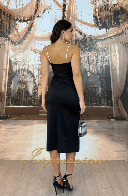 Vestido de Festa Midi Preto - Imagem 2
