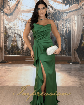 Vestido de Festa Longo Verde Oliva