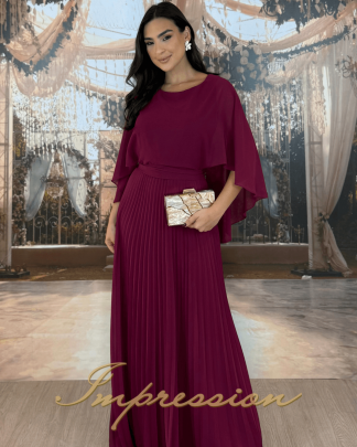 Vestido de Festa Longo Marsala